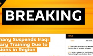 地区紧张加剧？德国宣布暂停参加伊拉克军事训练